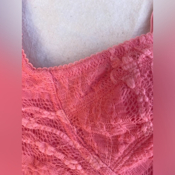 intimately free people pink lace bralette sz. small - Picture 3 of 11